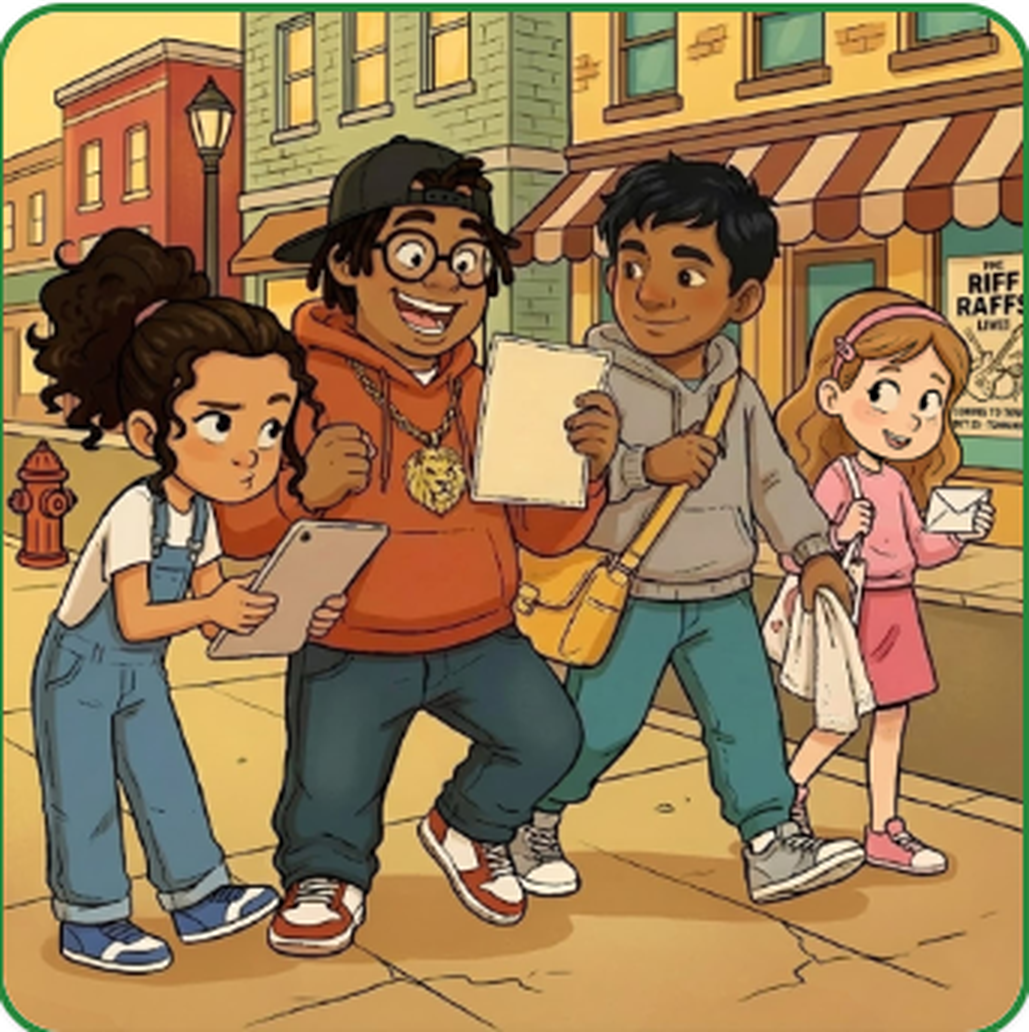 The BOSS Squad — August, Maya, Jayden and Zoe